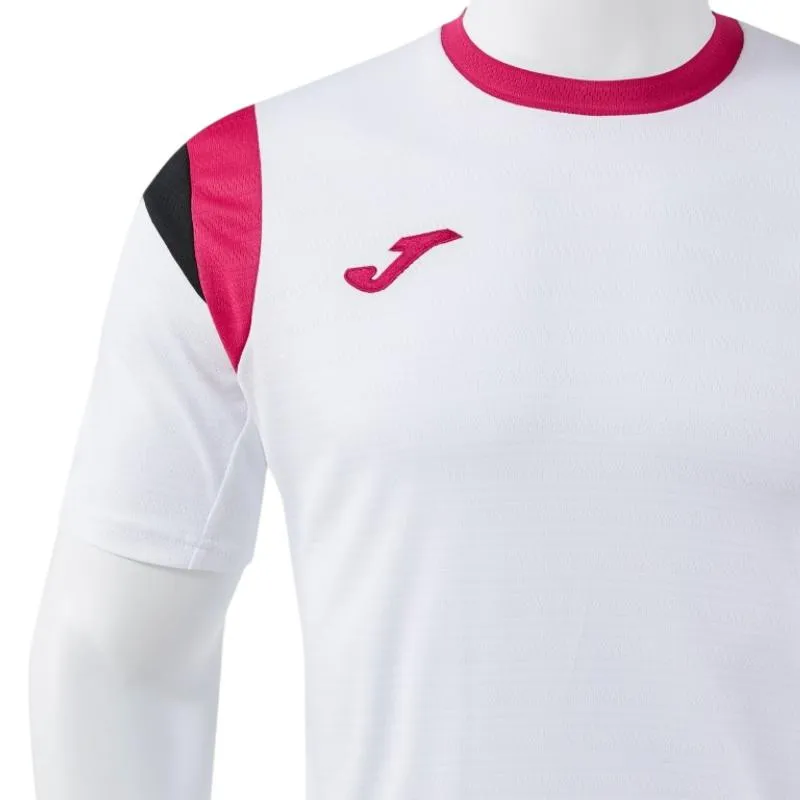 Joma Terra White Fuchsia T-Shirt