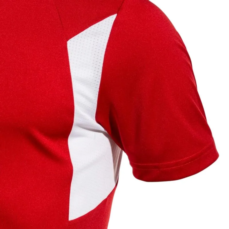 T-shirt rouge blanc Joma Winner III