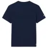 Camiseta de tênis Lacoste Daniil Medvedev azul marinho