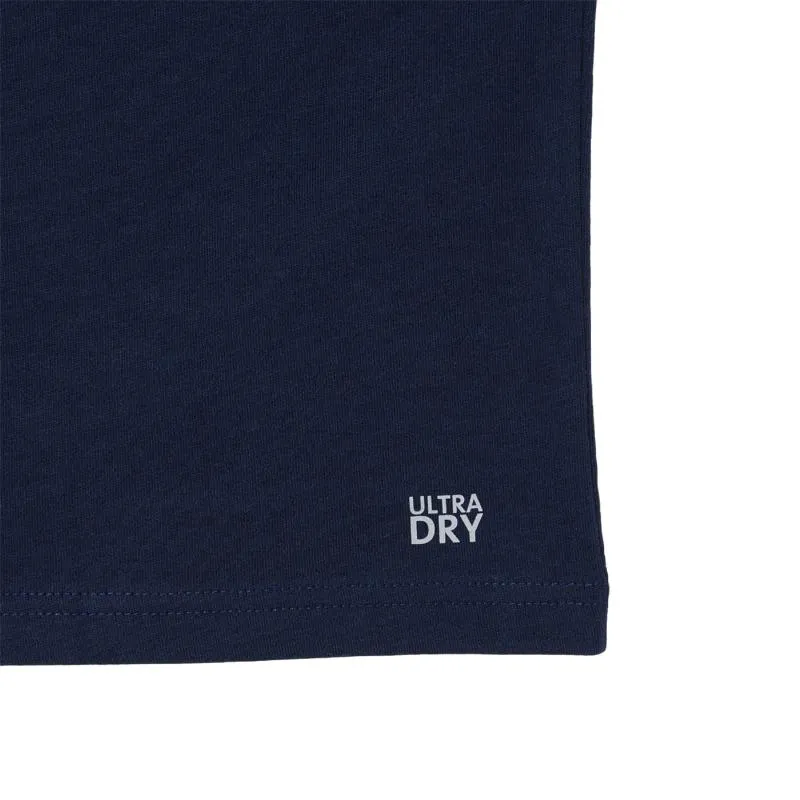 Camiseta de tênis Lacoste Daniil Medvedev azul marinho