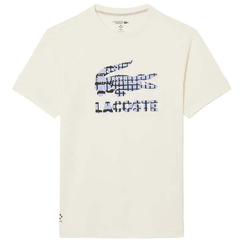 Camiseta de Tênis Lacoste Daniil Medvedev Off-White