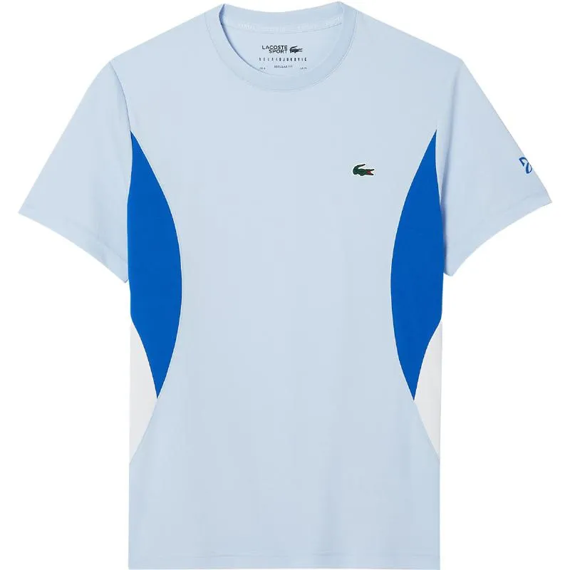 T-Shirt Lacoste Novak Djokovic Azul Claro