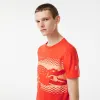 T-Shirt Lacoste Novak Djokovic Laranja