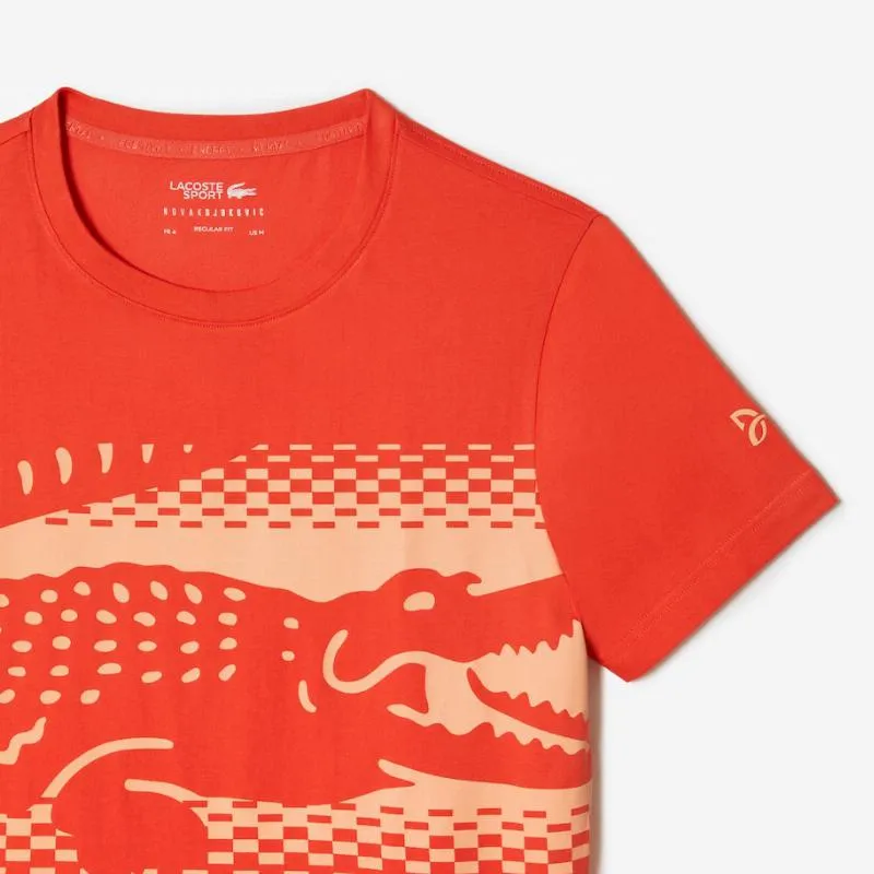 T-Shirt Lacoste Novak Djokovic Laranja