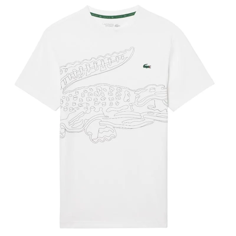 Lacoste Padel T-Shirt White Black