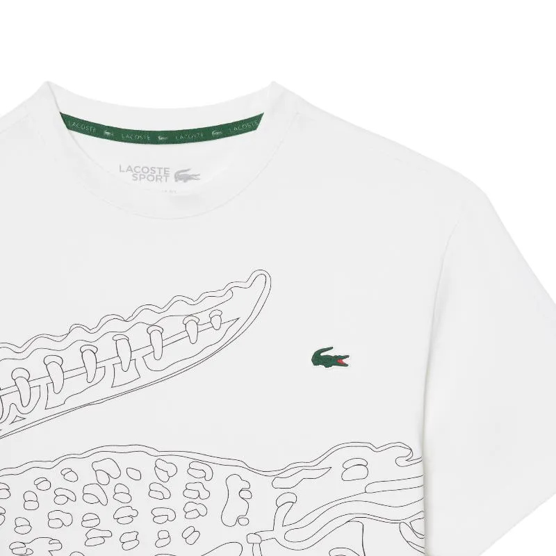 Lacoste Padel T-Shirt White Black