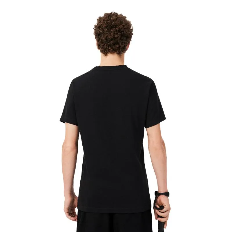 Lacoste Padel Black Fluor Green T-shirt