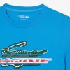 Camiseta Lacoste Sport Algodon Ecologico Blue