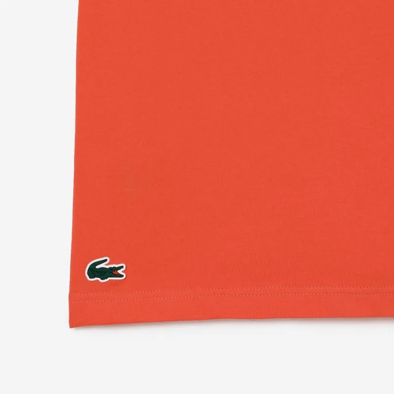 T-Shirt Lacoste Sport Algodon Ecologico Orange