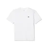 Camiseta Lacoste Sport Bordado Blanco Logo Verde