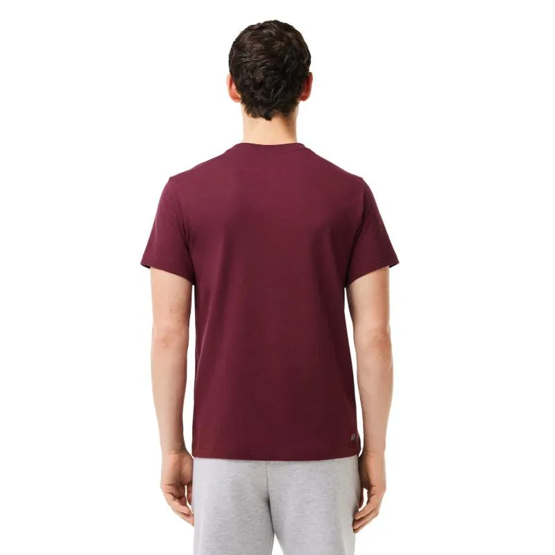 T-Shirt Lacoste Sport Borgonha