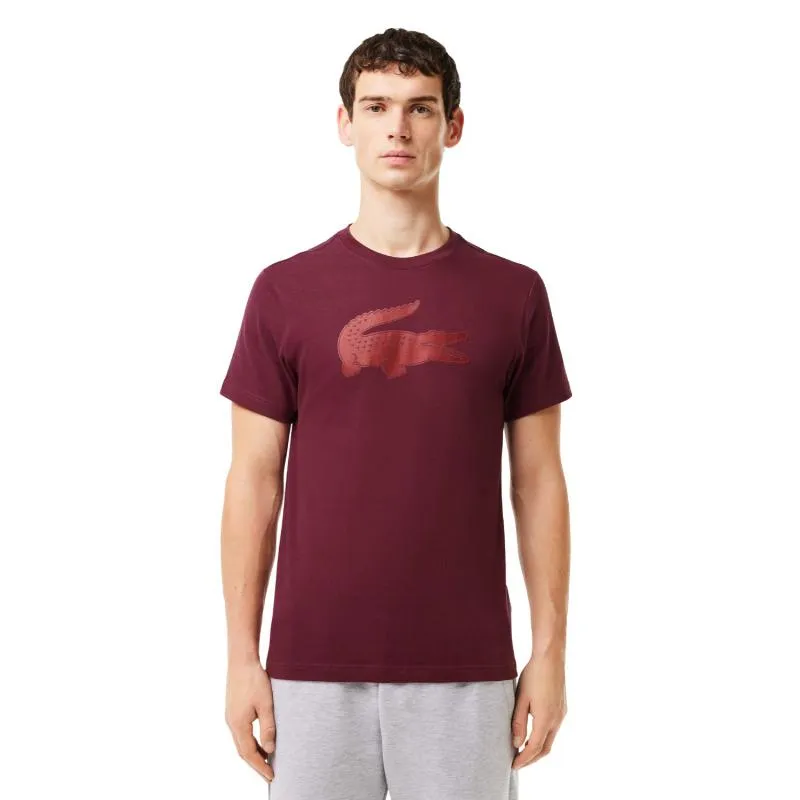T-Shirt Lacoste Sport Borgonha
