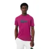 Lacoste Sport Fuchsia Navy Blue T-Shirt