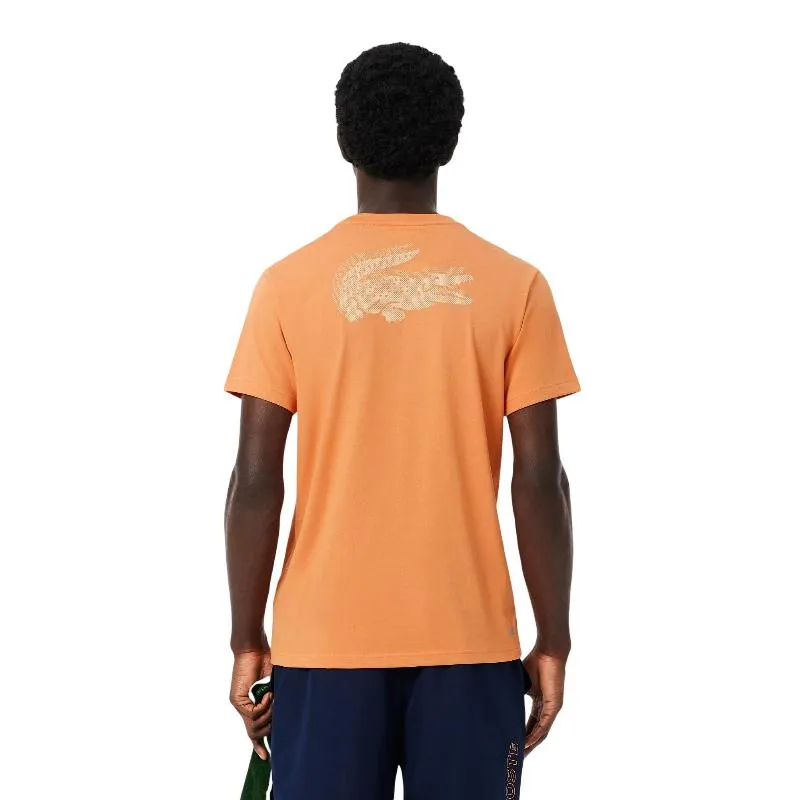 Camiseta Laranja Graphic Lacoste Sport