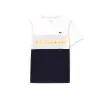 Lacoste Sport Medvedev T-shirt Branco Azul Laranja
