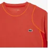 Camiseta Lacoste Sport Pique Laranja