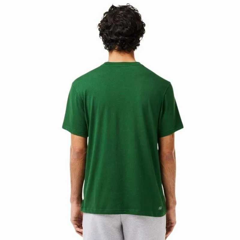 Camiseta Lacoste Sport Regular Fit Verde Escuro