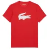 Camiseta Lacoste Sport Vermelha Branca