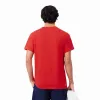 Camiseta Lacoste Sport Vermelha Branca