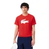 Camiseta Lacoste Sport Vermelha Branca