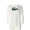 Lacoste Sport T-Shirt respiravel branco verde