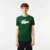 Camiseta Respiravel Lacoste Sport Verde Branco