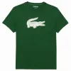 Camiseta Lacoste Sport Verde Branco