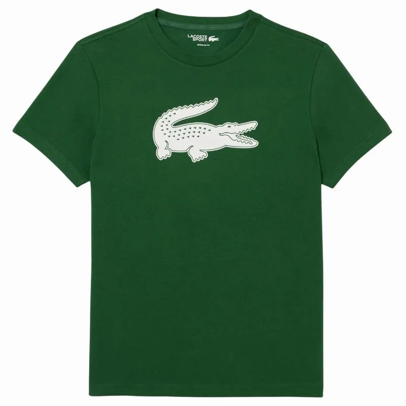 Camiseta Lacoste Sport Verde Branco