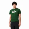Camiseta Lacoste Sport Verde Branco