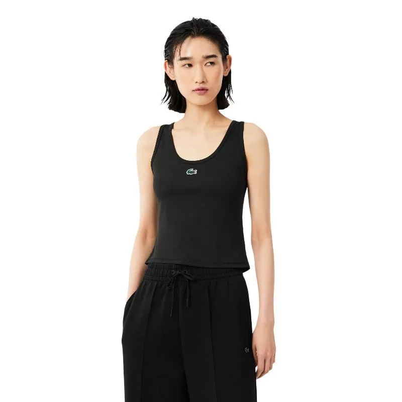 Lacoste Tank Black Women''s T-Shirt