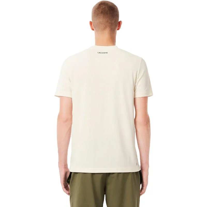 Lacoste Camiseta Tênis Ultra Dry Off-White
