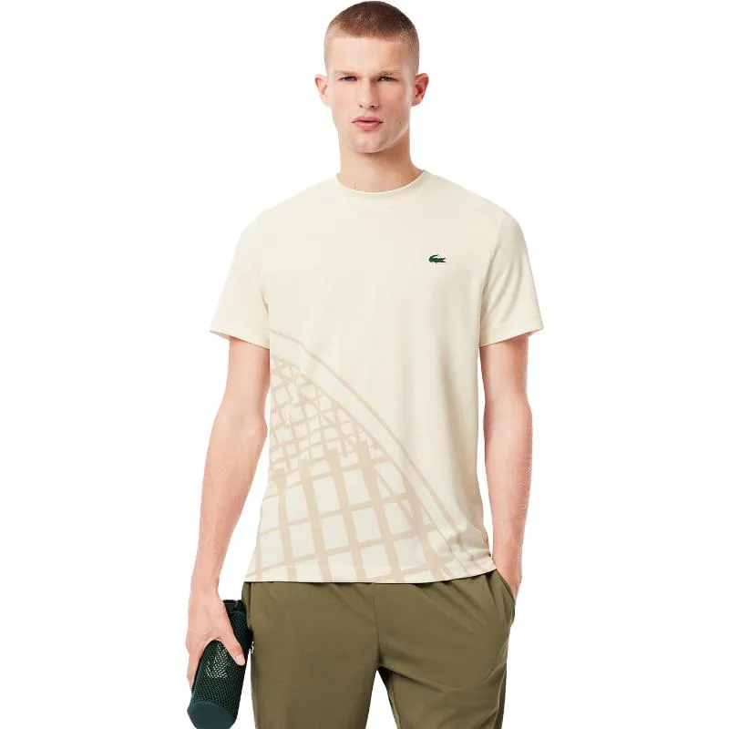Lacoste Camiseta Tênis Ultra Dry Off-White