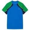 Camiseta Lacoste Ultra Dry Azul Marinho Verde