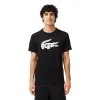 T-Shirt Lacoste Ultra Dry Preto Branco