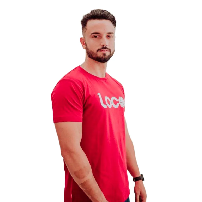 Essência da camiseta louca Borgonha Branca