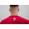 Essência da camiseta louca Borgonha Branca