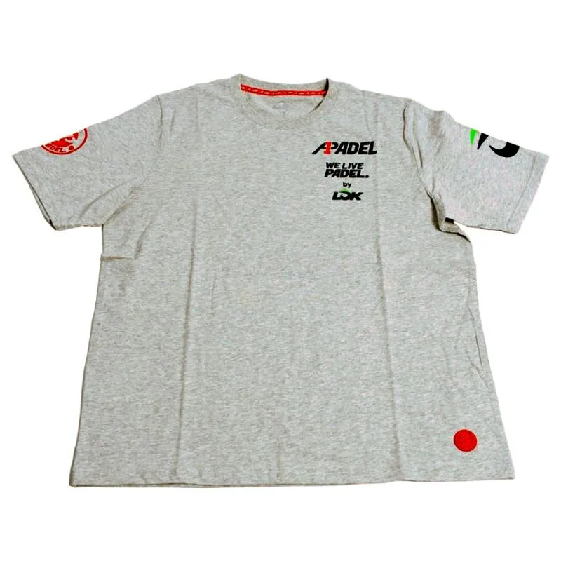Camiseta Feminina Lok A1 Padel Bridger Cinza Mescla