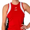 Lok A1 Padel Elk Branco Preto Feminino Camiseta