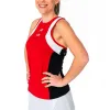 Lok A1 Padel Elk Branco Preto Feminino Camiseta