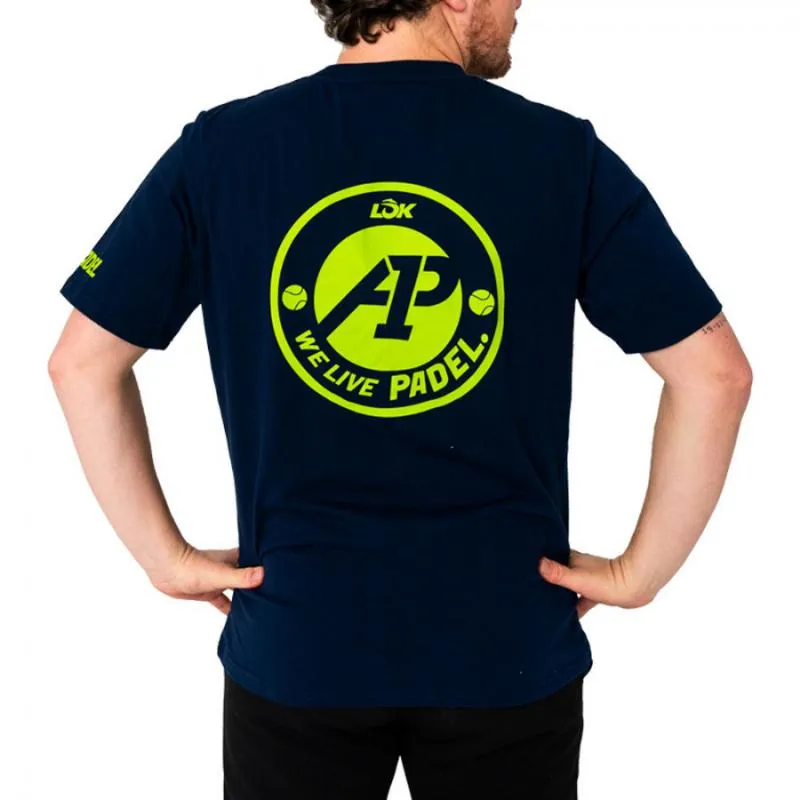 Camiseta Lok A1 Padel Glacier Azul Marinho