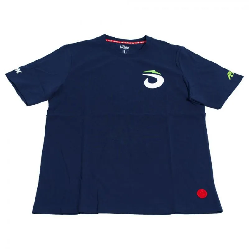 Camiseta Feminina Lok A1 Padel Glacier Azul Marinho