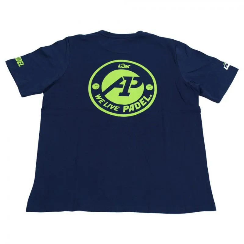Camiseta Feminina Lok A1 Padel Glacier Azul Marinho