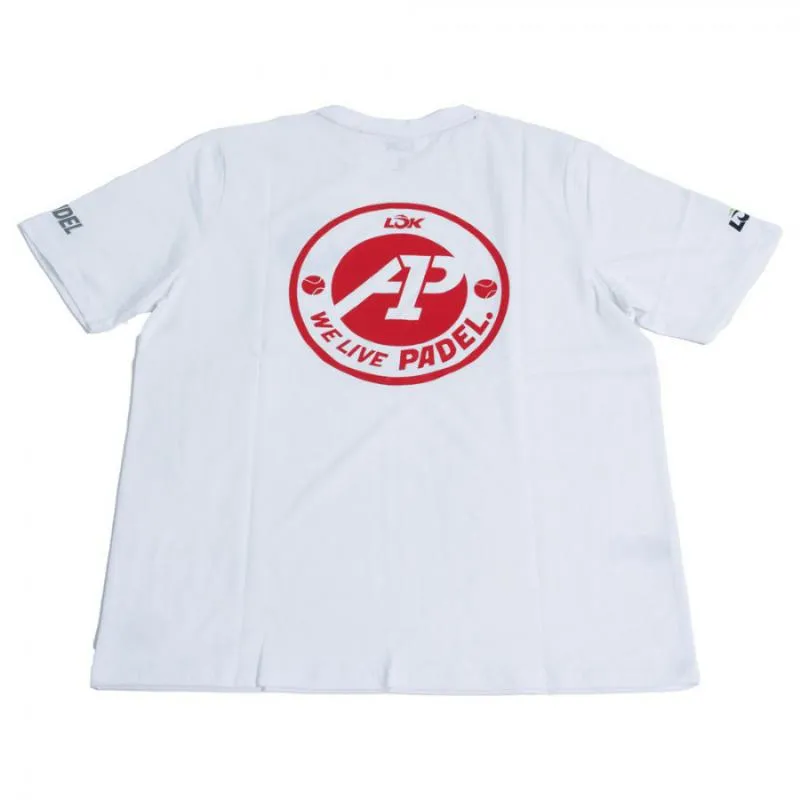 Camiseta Feminina Lok A1 Padel Glacier Branca