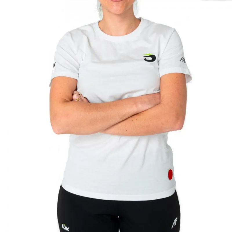 Camiseta Feminina Lok A1 Padel Glacier Branca