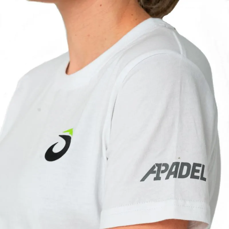 Camiseta Feminina Lok A1 Padel Glacier Branca