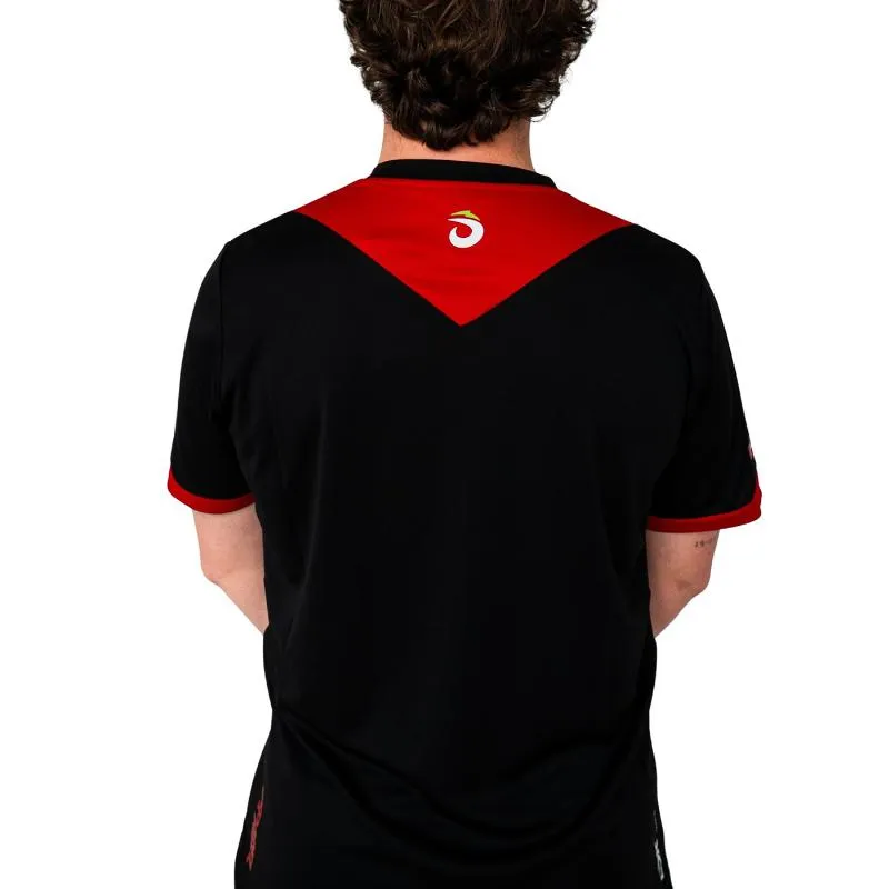 Lok Camiseta Preta Padel Pikes A1