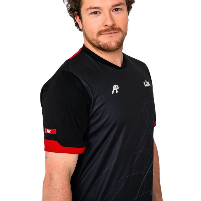 Lok Camiseta Preta Padel Pikes A1