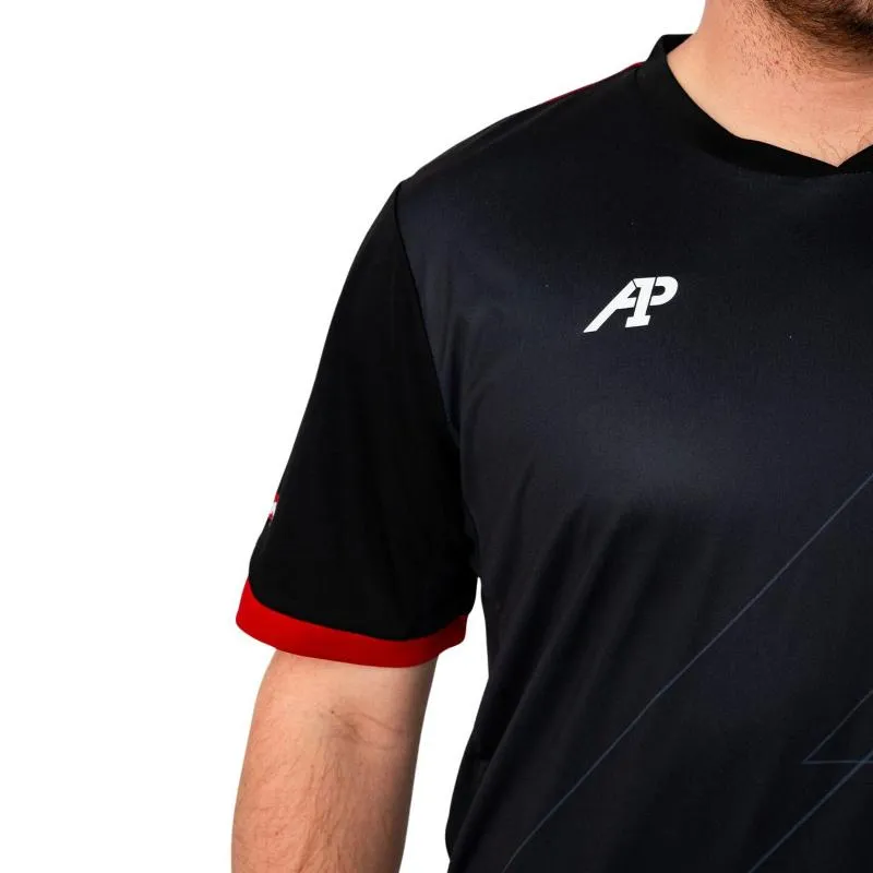 Lok Camiseta Preta Padel Pikes A1