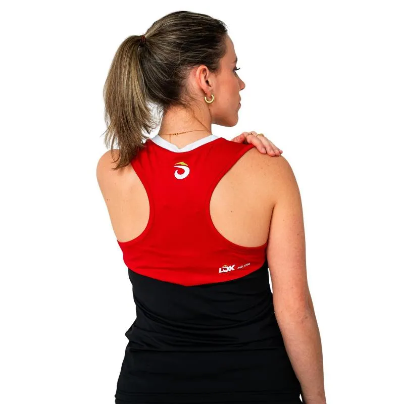 Lok A1 Padel Wasatch Camiseta Feminina Preta
