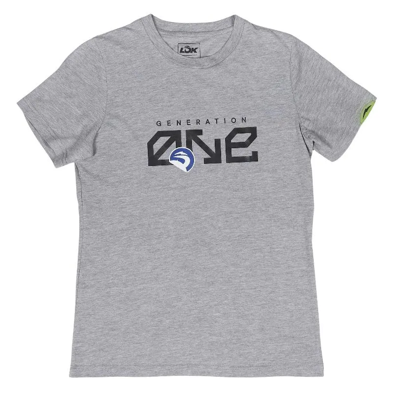 Camiseta Lok Gen One Cinza para Mulheres